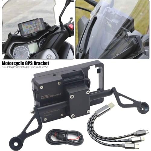 New GPS Smart Phone Navigation Mount Mounting Bracket Adapter Holder for Yamaha XMAX300 XMAX 300 XMAX 125 XMAX 250