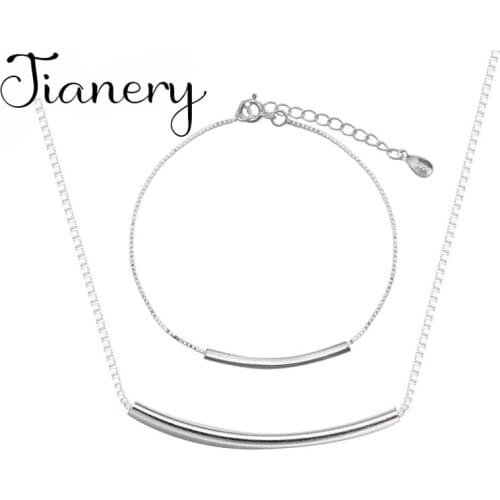 Simple Boho Jewelry Sets Fashion Chains Necklaces Bracelets for Lady Wedding Bridal 2020