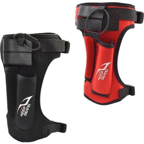 Scuba Diving Neoprene Cutter Wrap Sheath Strap Leg Holder Tech Adjustable Dive Gear
