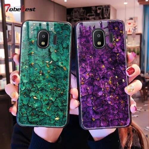 Luxury Marble Gold Foil Silicone Case For Samsung Galaxy J2 J3 J5 J7 2016 Prime J4 J6 Plus J8 2018 Fashion Epoxy Phone Cover