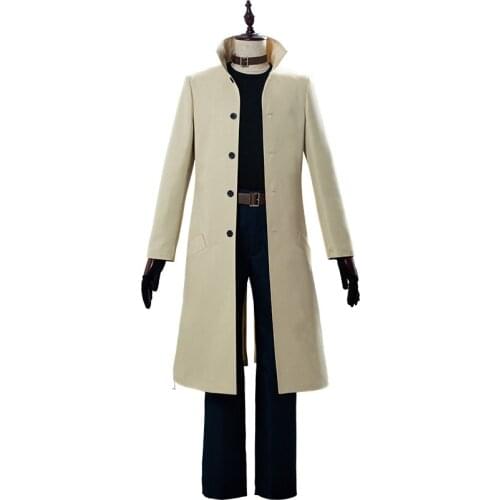 BRAND NEW ANIMAL Cosplay BNA Costume Ogami Shirou Coat + Tops + Pant Full Suit Men Show Uniform Halloween Costume C188K209