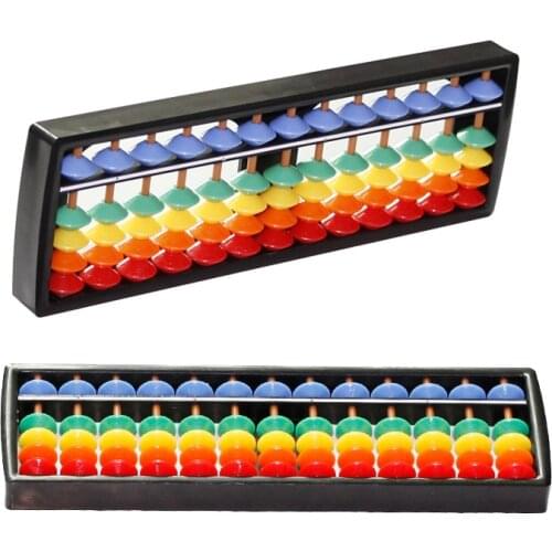 1PC Rods Colorful Beads Plastic Abacus Arithmetic Soroban Kids Calculating Tool Toy Education Learning Toy For Children