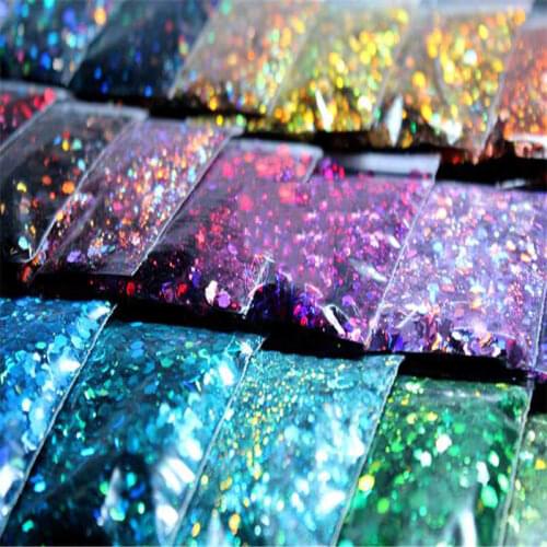 A Bag Nail Glitter Sequins for nail glitter Decorations Shining Nail Powder Maicure Tools Nail glitter ornaments