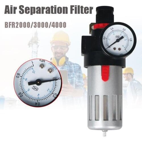 Air Compressor Filter Pneumatic Filter Air Regulator Compressor Car Oil Water Separator With Meter For AFR2000 BFR2000 3000 4000