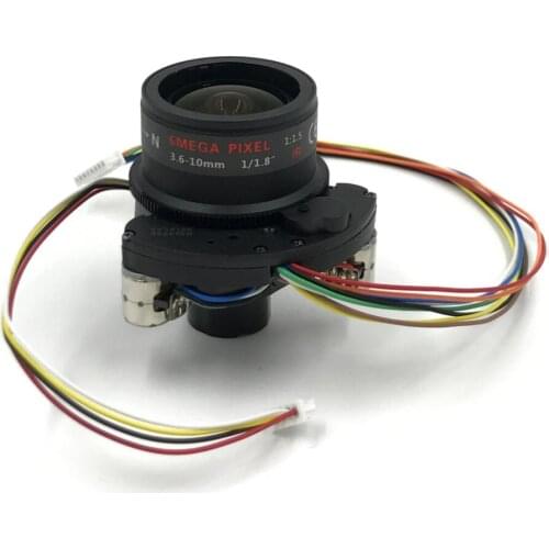 1/1.8" F1.5 3.6-10mm motorized varifocal zoom cctv camera lens for cctv camera Smart security SL-3610MFZ6