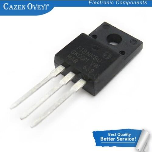 10pcs/lot STF18NM80 F18NM80 TO-220F 800V 17A In Stock