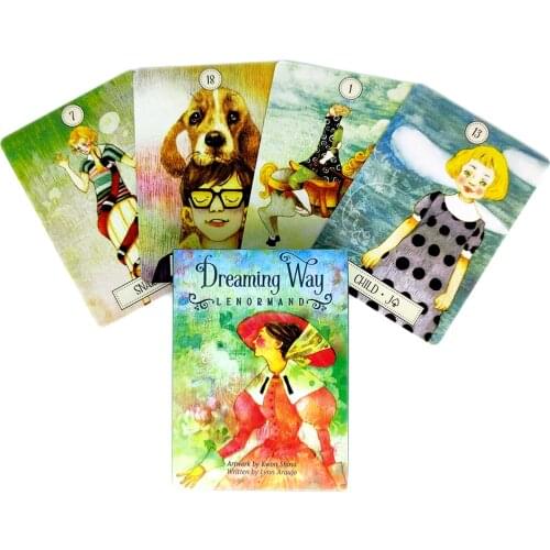 2021 New Dreaming Way Lenormand Tarot Cards And PDF Guidance Divination Deck Entertainment Parties Board Game 36 Pcs/Box