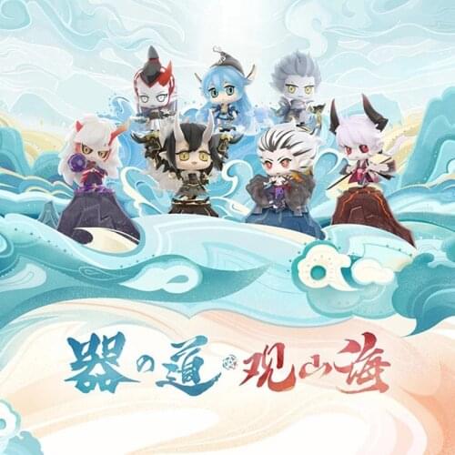 Blind Box Anime Onmyoji Taoist Temple Toys PVC Action Figure Kawaii Doll Collection Children Friend Gift Desktop Decoration