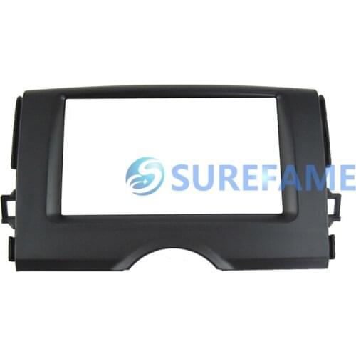 Double Din Car Radio Facia for Toyota Mark X 2009+,Reiz 2010+ DVD Stereo CD Panel Dash Kit Trim Fascia Face Plate Frame