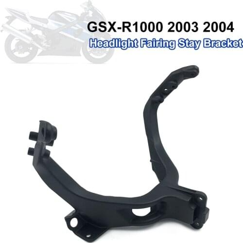 For Suzuki GSX-R 1000 2003 2004 GSXR1000 Upper Front Headlight Fairing Stay Bracket Holder 2003 GSXR 1000 Super Sport Bike