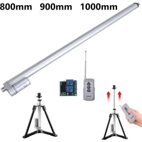 12v Linear actuator 800mm 900mm 1000mm stroke RF remote control metal gear linear motor For Window Door Open