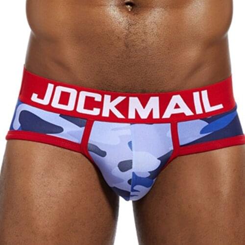 JOCKMAIL underwear men sexy Brief camouflage ropa interior hombre packcuecas masculinas high quality calzoncillos hombre slip