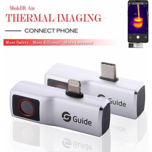 MobIR Air Thermal Imaging Camera, Anti-peep Temperature Detection Thermal Imager Camcorder Smartphone Type-C Android / IOS