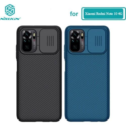Redmi Note 10 Pro Case Nillkin Slide Camera Protection Cover for Xiaomi Redmi Note 10 Pro Max 10S Note10 4G 5G Casing