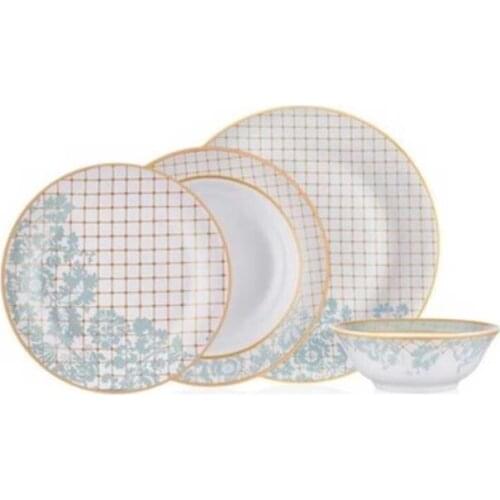 The gordian Ars 4617 24 Piece Dinnerware Lıly