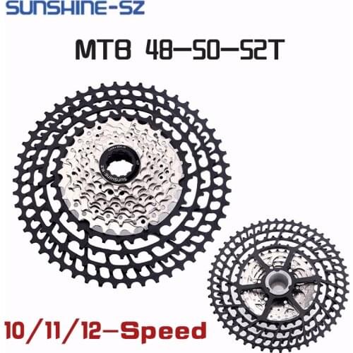 SUNSHINE-Super light mountain bike cassette flywheel,10/11/12 speed, 11-46T/50T/52T, suitable for GX Shimano bicycle accessories