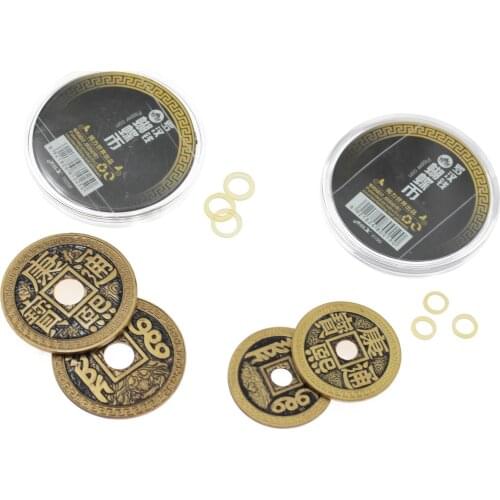 Supper Copper Flipper Coin Butterfly Chinese Palace Coin Magic Tricks Close up Magia Illusion Accessories Gimmick Prop Magicians