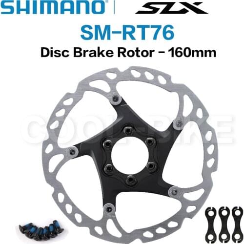 Shimano Deore XT SM RT76 SM-RT76 Disc Brake Rotor Disc Centerline Center 2 Disc 6 Hole MTB Bike Rotor Bolts