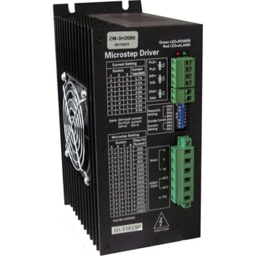 3H2080 three-phase hybrid stepper drive AC80-220V 6.6A for 110/130 stepper motor