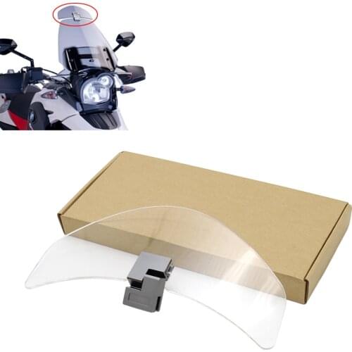 Universal Adjustable Airflow Windscreen Wind Deflector Windshield Motorcycle Parts For Suzuki Yamaha Honda Kawasaki