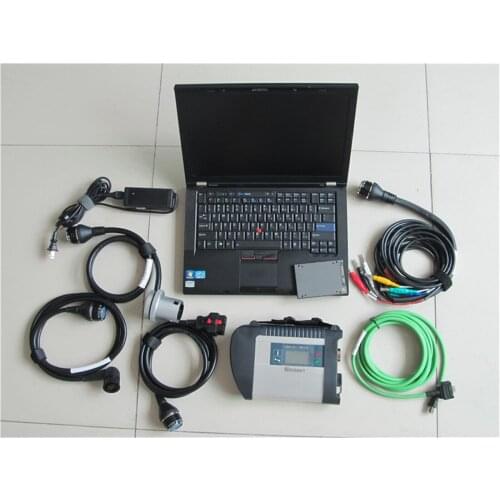 V2020/12 Software ssd in t410 pc for Mb Star C4 Diagnosis SD Connect C4 Multiplexer with Full Chip MB Car Diagnostic Scan Tool