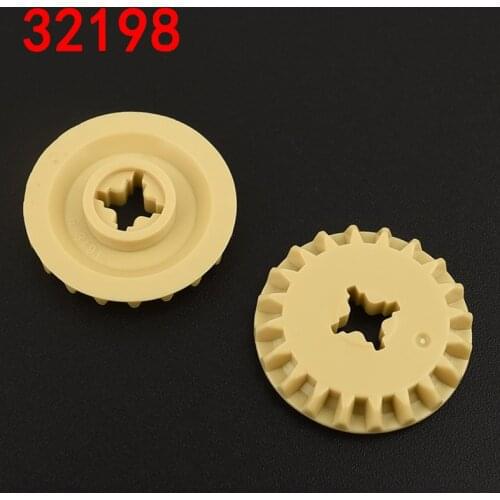 10PCS 32198 High-Tech Gear 20 Tooth Bevel Building Block Bricks Accessories Assembly Parts MOC DIY Education Build Toys