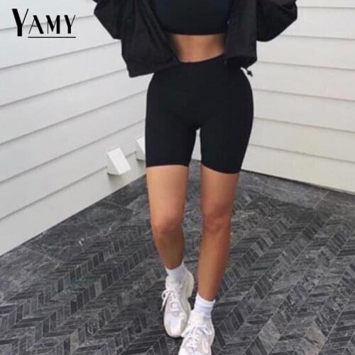YAMY Women's High Waist Shorts