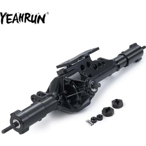 YEAHRUN Complete Metal RC Car Axle for 1/10 RC Crawler Rock Axial Wraith 90018 90020 Aluminum Middle Axle Upgrade Parts