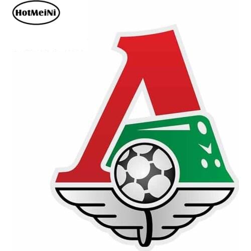 HotMeiNi 13cm x 10.8cm for Moscow Locomotive Football Club Funny Car Stickers RV VAN 3D DIY Fine Decal Vinyl JDM Accessories