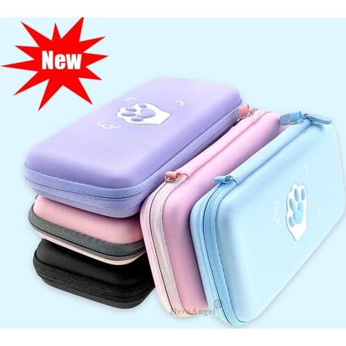 For Switch Protection Shell Case Cover Cute Cat Paw For NS Switch Protective Box Joycons Storage Bag For Nintendo Switch