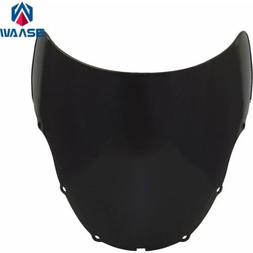 Waase Motorcycle Double Bubble Windscreen Windshield Shield Screen For Honda CBR600F4 CBR 600 F4 1999 2000