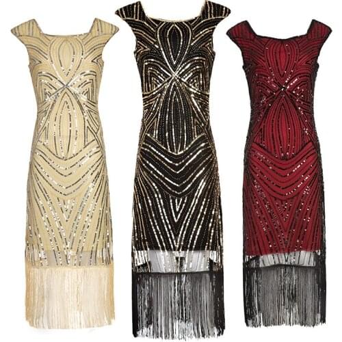 11colors Top Gold Red Beige Black Vintage Sequin Embroidery Sexy Prom Women Cocktail Dresses Party Dresses Cocktailkleid 873
