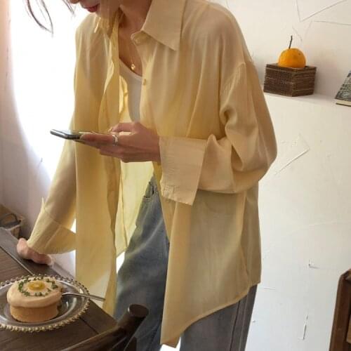 2020 spring summer autumn new women fashion casual ladies work Blouse woman overshirt female OL chiffon blouse Aq0309Y