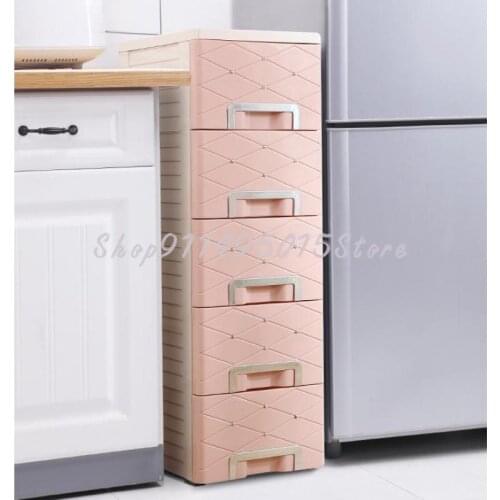 32cm Thickened Kitchen Crevice Drawer Storage Cabinet Gap Shelf Narrow Gap Bathroom Storage Cabinet