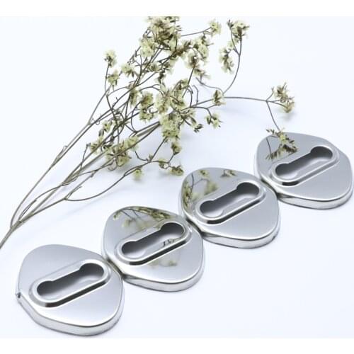 4pcs Anti Rust Car Door Lock Protective Buckle Cover For mazda CX-7 CX7 CX 7 2006-2018 Car Styling Accessories