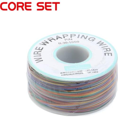 8colors PCB P/N 30AWG Wrapping Wire 250meter Flying Jumper 820FT Multicolor Cable Ok Wire B-30-1000