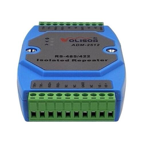ADM-2512 Industrial Grade Isolator of RS485 Repeater Optische Isolation RS485 / 422 Amplifier RS422 to 485