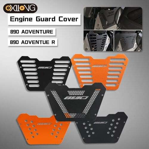 FOR 890 ADVENTUE R 2020-2021 Motorcycle Accessories Alumimum Engine Guard Cover protector Crap Flap 890 ADV/890 ADV S ADVENTURE