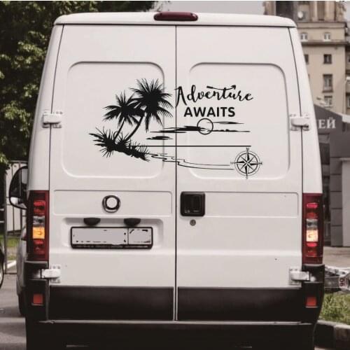 Car Sticker Car Door Sticker Decals Auto Body Decals for Camper RV 57x98cm