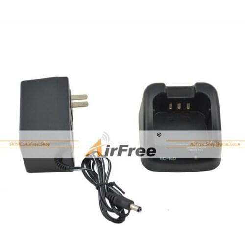 Rapid Charger Desktop Charger BC-160 for Portable Radio F3011 F4011 F14 F24 F3021 F4021 F33GT F43GS F3161 F4161 BC-160