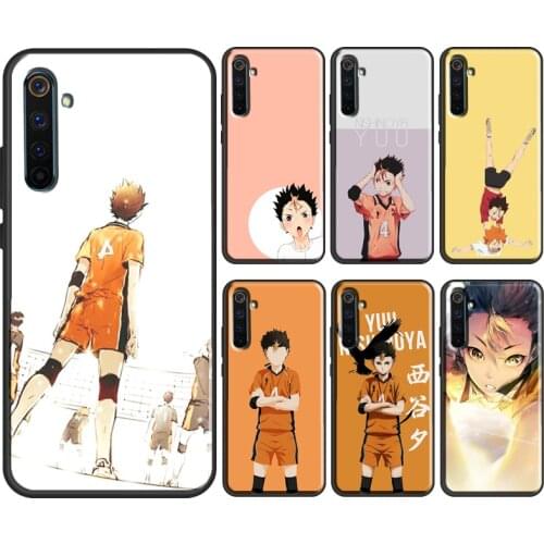 Yu Nishinoya Haikyuu Case For OPPO Realme 8 Pro 6 7 Q3 Pro GT Neo C21 C11 C3 Cover For OnePlus 8T 8 9 Pro Nord