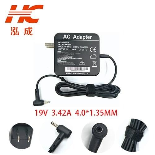 For ASUS UX21A UX303 UX300 S200E X201E X503M UX305 UX32A UX31A 19V3.42 US Plug Aadapter load 65 W 4.0 * 1.35mm small connector