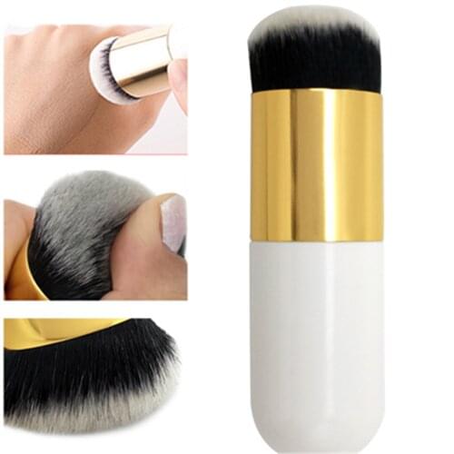 Hot Sale Chubby Pier Foundation Brush Flat Cream Makeup Brushes Professional Cosmetic Make-up Brush