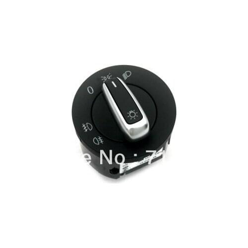 Chrome Euro Head Light Switch For VW EOS Tiguan New Scirocco