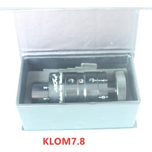 Acheheng KLOM 7.8 mm Tubular Computerized Key Cutting Machine Cutters South Korea KLOM Portable Plum Key Copier
