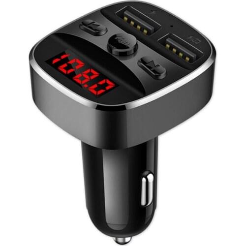 50% Hot Sell T60S Multifunctional Cigarette Bluetooth Receiver MP3 Music Player Car Charger