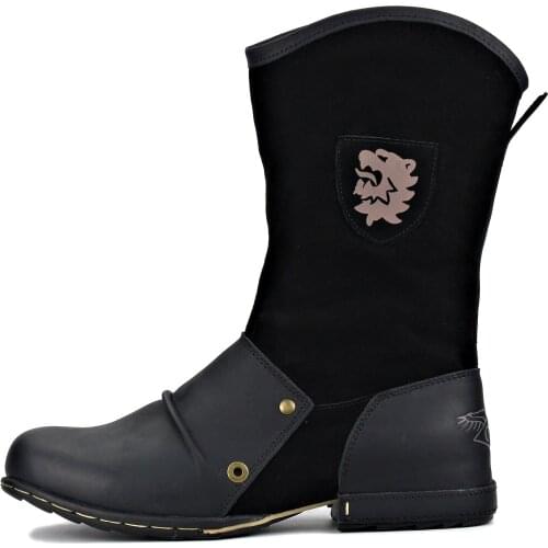 2021 OTTO ZONE New England Western Boots Genuine Leather Mens Motorcycle Boots Ankle Boots Casual shoes OS-5008-1-H10-H