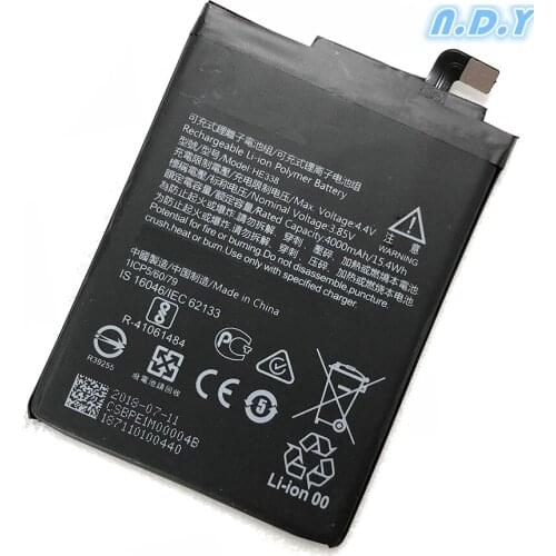 Original HE338 4000mAh Battery For Nokia 2 Nokia2 HE 338 Batteries Bateria