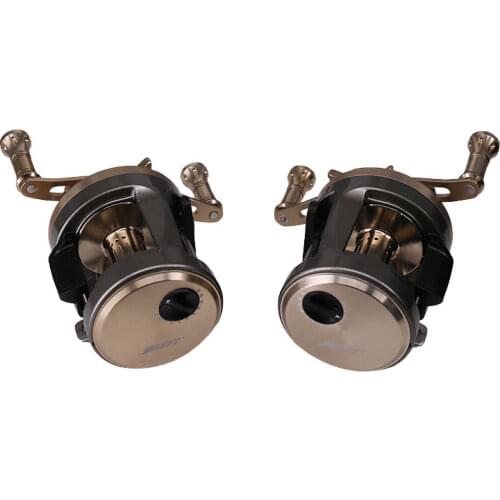 Fishing Reels Round Baitcasting Reel - Conventional Reel - Reinforced Metal Body and Supreme Star Drag