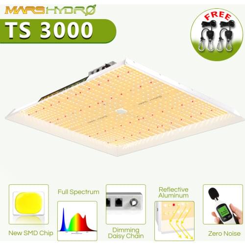New Arrival Mars Hydro TS 3000W sunlike spectrum led grow light full spectrum for Veg Bloom hydroponic